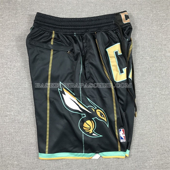 Short Charlotte Hornets Ville Just Don 2022-23 Noir